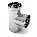 Тройник одностенный дымоходный 90 градусов D-140 мм из нержавеющей стали Прок с доставкой в Белгород